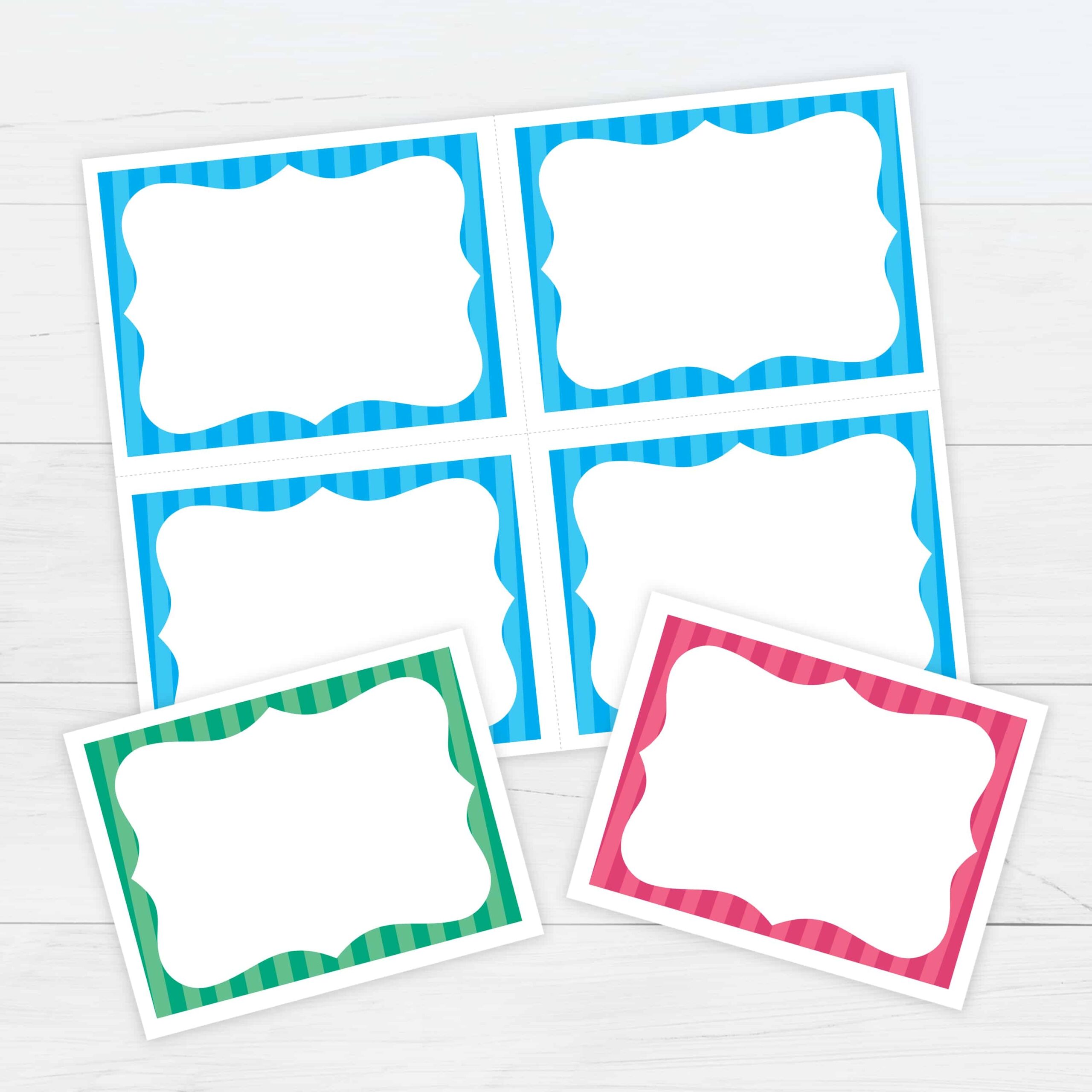 Bordered Flash Cards Template 5 Free Printable Download Bordered Flash Cards 4 Template Free Printable Download