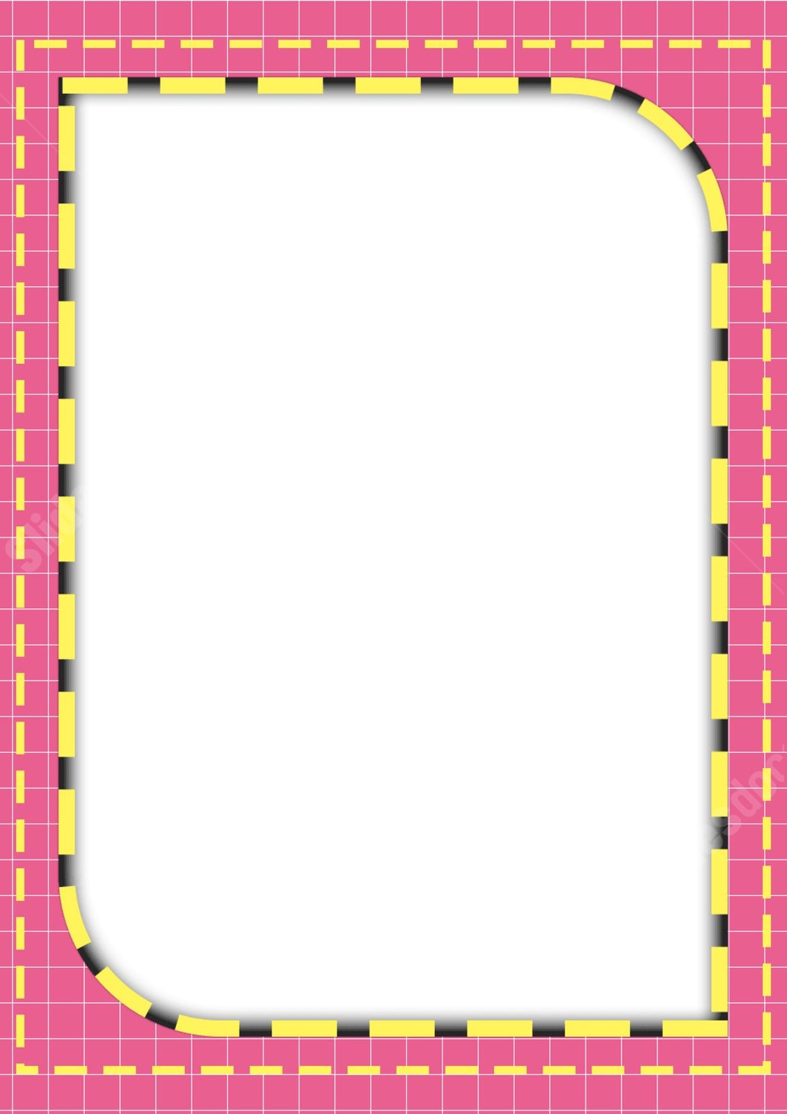 Editable Border Design For Flashcards Page Border And Printable Background In Word Slidesdocs