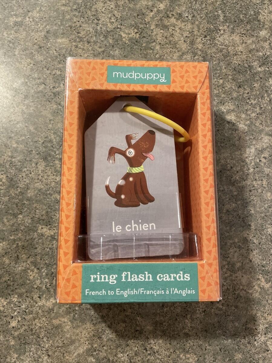 Mudpuppy Ring Flash Cards French To English EBay Mudpuppy Ring Flash Cards French To English EBay