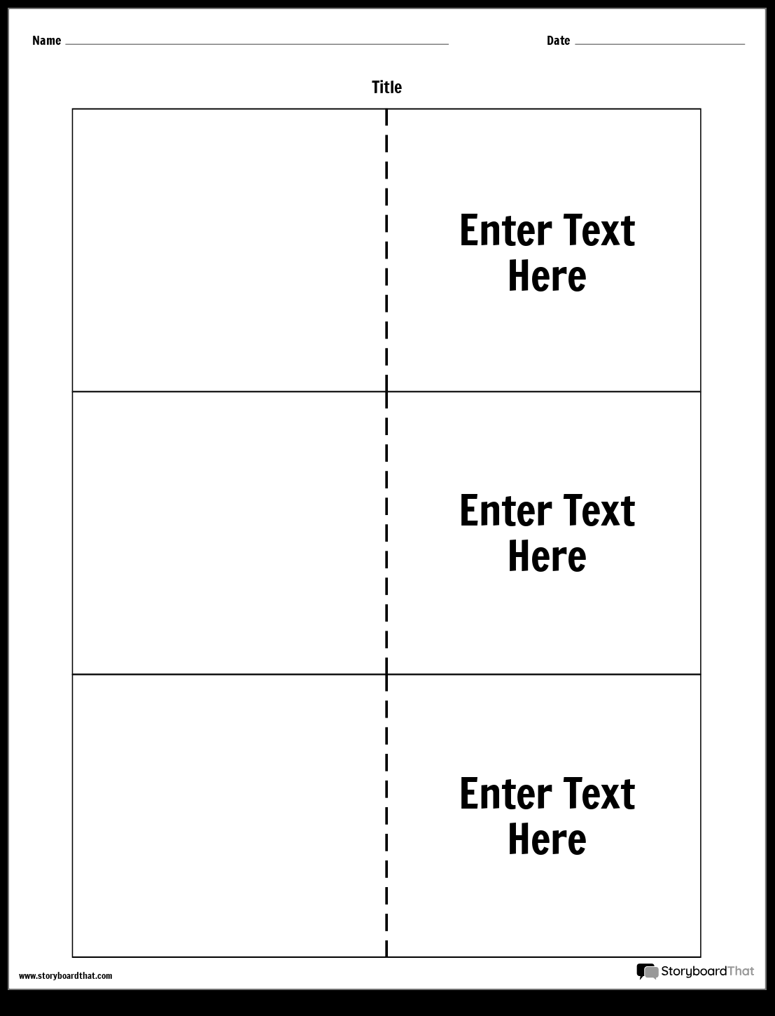 Storyboard That Flashcards Free Customizable Templates